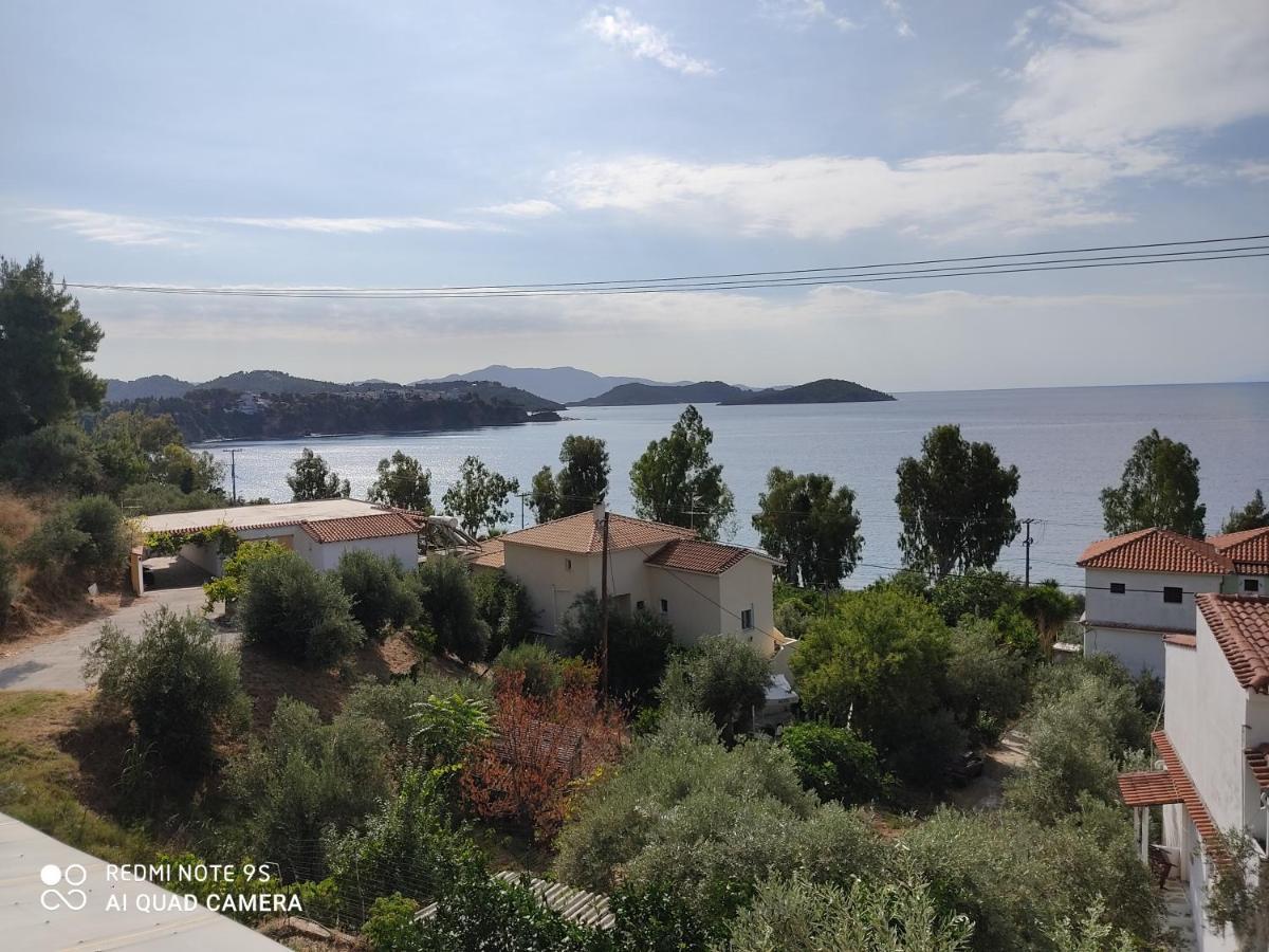 Amaranthos Skiathos View Megali Ammos  Luaran gambar